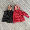 children Easy Duck Down Jackets girl Children Mid length version Hooded winter coat