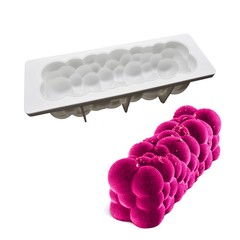 New Rectangle Cloud Bubble Mousse Mold DIY French Dessert Baking Silicone Mold Amazon