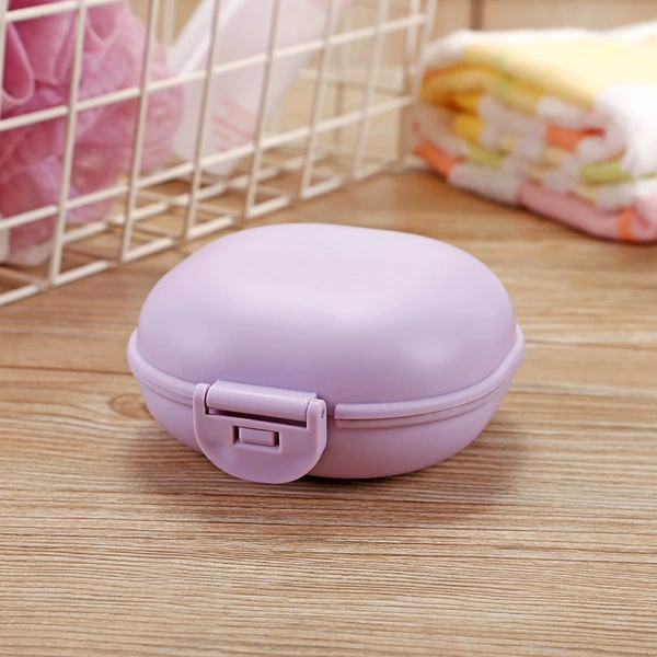 Macaron soap box-purple