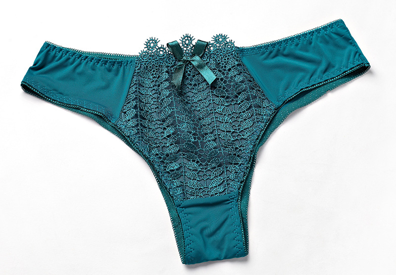 Wind Solid Color Sexy Bra Lace B C Thin Cup Underwear Set_voghion.com