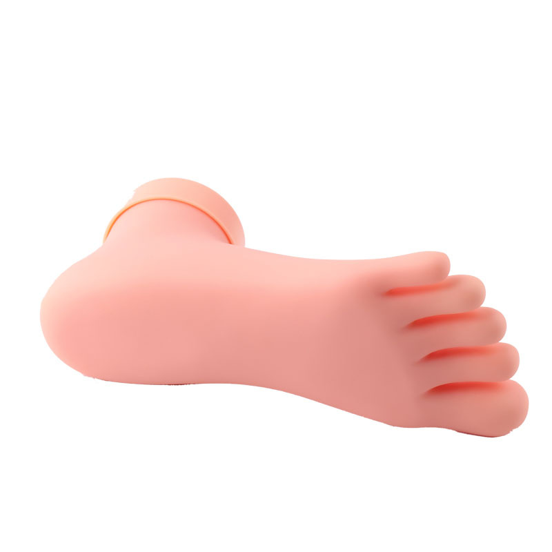 Herramientas de manicuría al por mayor ejercicio de un solo pie modelo de manicuría ejercicio de pie artificial modelo de pie de exhibición placa de modelo de pie artificial suave