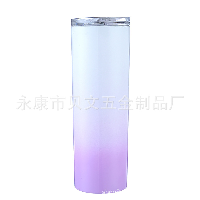 渐变色-上白下紫