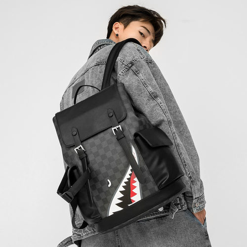  New Korean Style Backpack Large Capacity Men's and Women's Backpack Multi-Pocket Backpack Travel Backpack Student School Bag