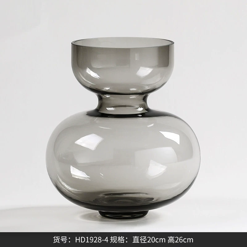 Glass geometric decorations, home decor, simple and elegant design