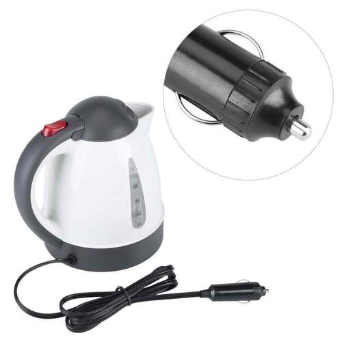 Large capacity 1000ml car kettle multifunctional water cup RV heating kettle car travel kettle