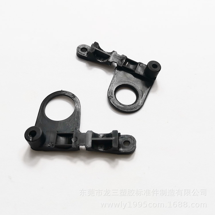 东莞龙三厂家现货供应欧式压线夹 P型压线板 塑料固线器