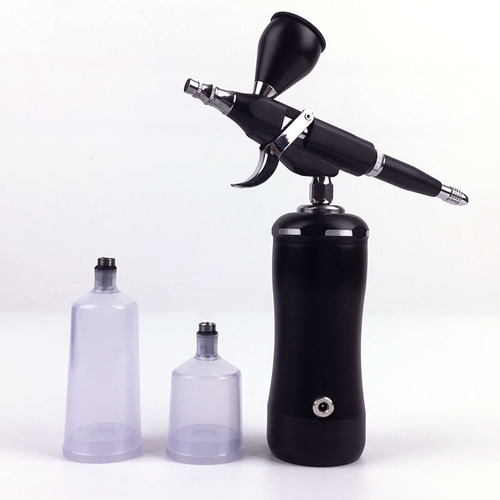 Model electric airbrush air pump set oxygen injection meter painting up to color handheld mini rechargeable portable tool