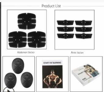 Фитнес -инструмент три наклейки