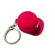 定制帽子鑰匙扣 創意立體軟膠帽子禮品鑰匙扣 軟膠嘻哈帽子鑰匙扣