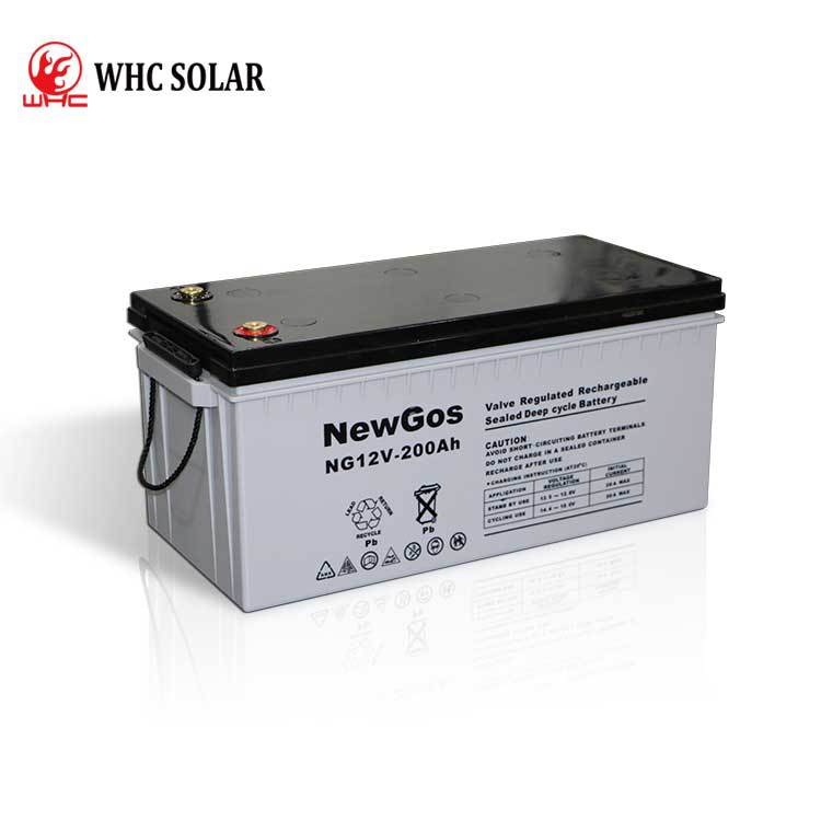 NewGos 12v200ah太阳能阀控式密封铅酸蓄电池