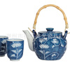 Micron burned Japan the republic of korea Glaze Start Coloured drawing ceramics tea set tea set gift wholesale GK-0067