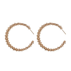 Cross-border Supply New Arrival European & American-Style Multi-Pronged, Unique Circle Large Earrings, Hoop Earrings, and Studs—Jewelry Items