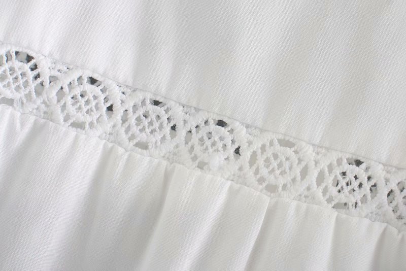  lace long-sleeved shirt NSAM7270