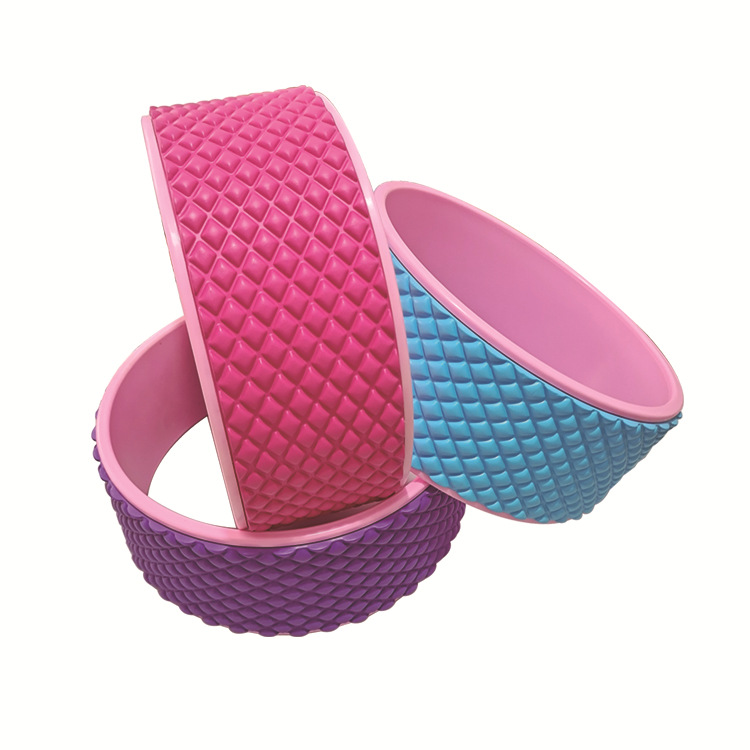 Yoga Supplies ABS massage yoga Bump Relax Massage round Yoga Circle yoga Roller customized