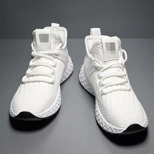 Men breathable sports sneakers boy student running shoes man