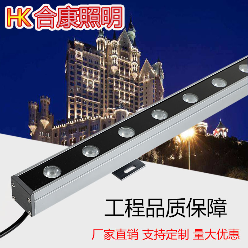 LED Wall lamp engineering customized 18W 24W outdoors waterproof Contour lights villa hotel EXTERIOR Lighting Line lights