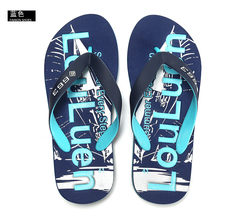 Wholesale of summer men's flip-flops in Lu 'an, outdoor thick-soled men's slippers, casual cool flip-flops for men to wear outside, foreign trade undefined