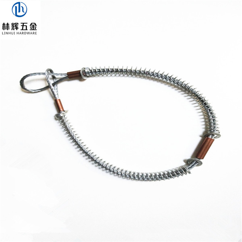 宁波厂家制造机械设备钢缆绳防爆防脱落油管防爆拉索高强度