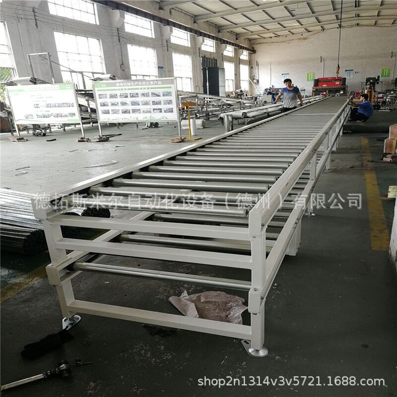 滚筒输送机无动力滚筒输送线动力滚杠输送线码垛机配套滚轮传送带-阿里巴巴