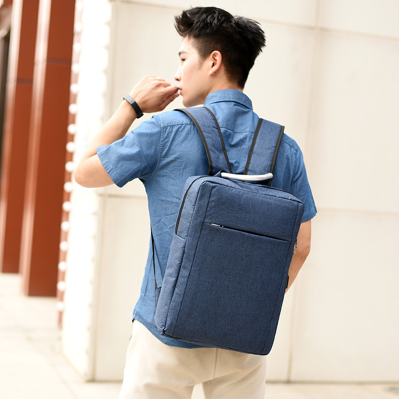 时尚简约背包双肩包女 大容量休闲商务双肩包 学生书包电脑包logo