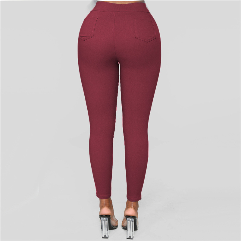 High Waist Pocket Tie Pants NSQY63667