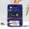 Handheld cosmetic bag, universal folding jewelry, belt for traveling, storage system, suitable for import, polyester