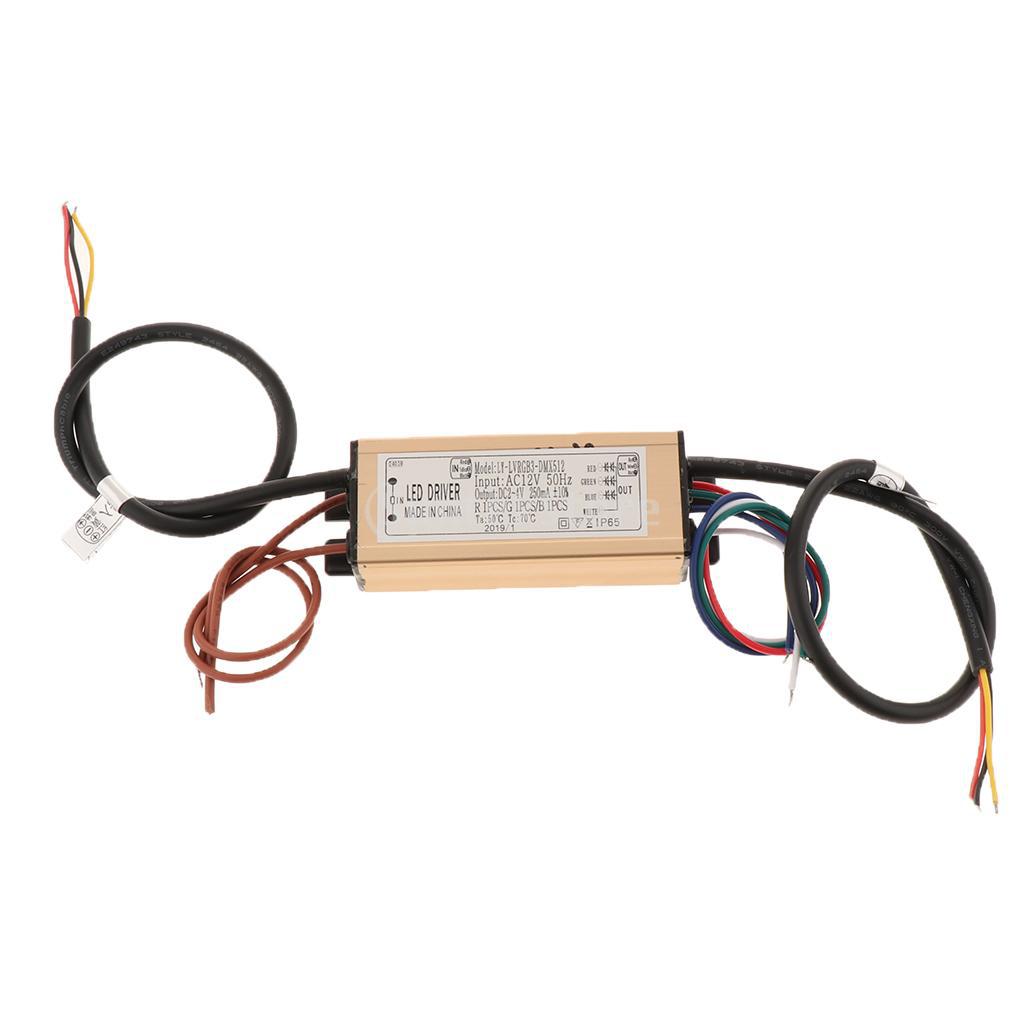 七彩 3-300W RGB DMX512  IP65电源 全彩照树灯 洗墙灯投光灯驱动