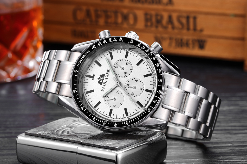 Fully Automatic Mechanical Multi-Function Strong Luminous Steel Strap Men's Watch AUTOMATIC WATCH_voghion.com