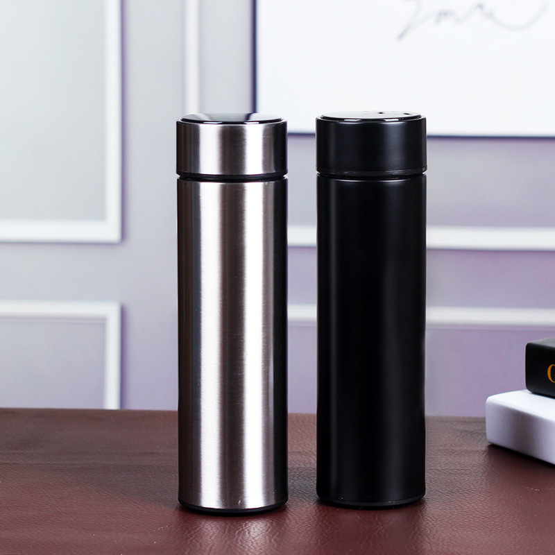 新款不銹鋼保溫杯智能LED溫度顯示水杯 多款式辦公商務(wù)禮品杯定制