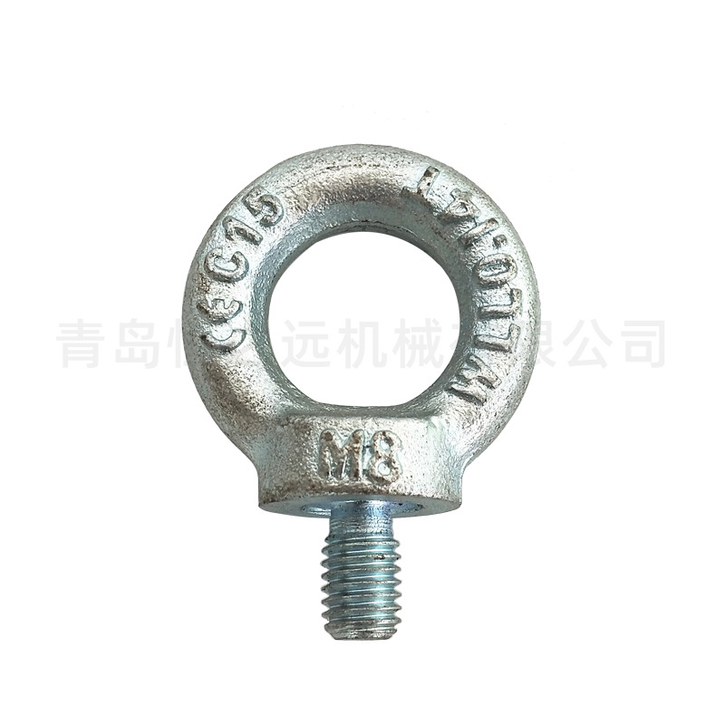 青岛即墨吊环螺栓 冷镀锌船用吊环 规格齐全 厂家批发