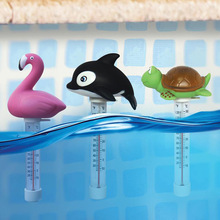 廠家貨源兒童池嬰兒池溫泉泳池水療設備溫度計卡通造型漂浮溫度計