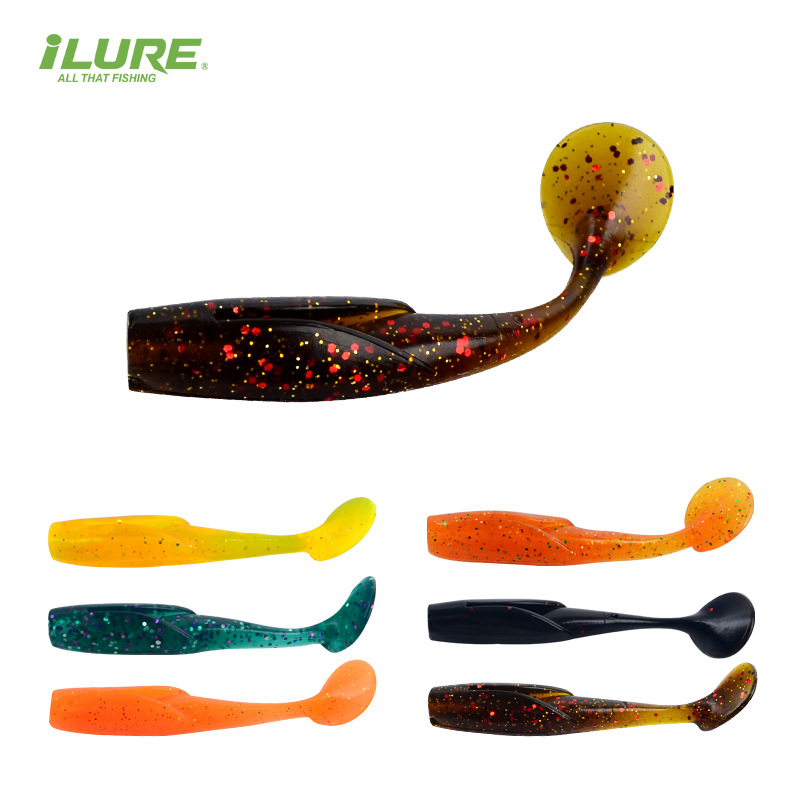 soft paddle tail fishing lures saoft baits minnow swimbaits bass trout Fresh Water Fishing Lure