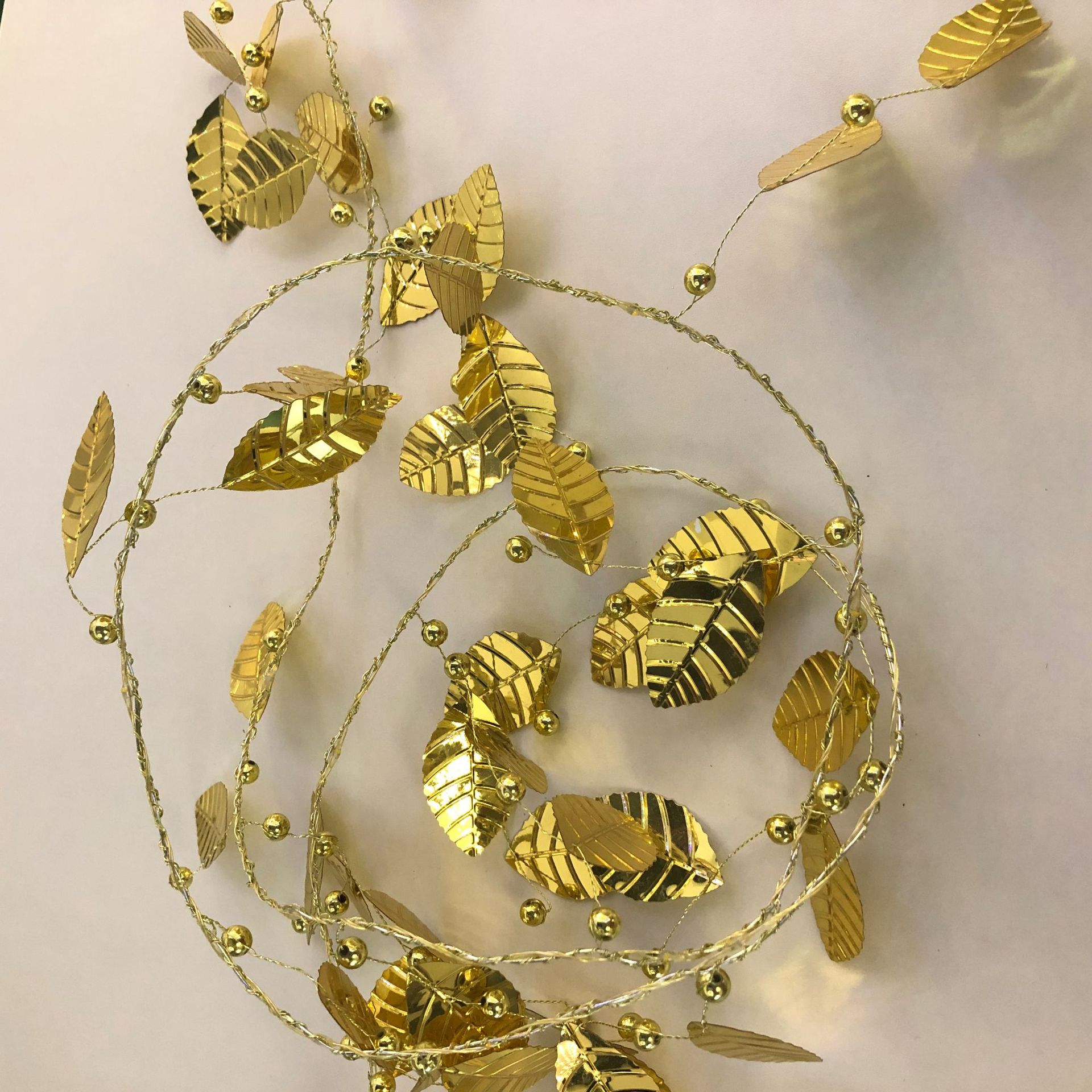 厂家直销LED铜线灯树叶配件鞭炮灯