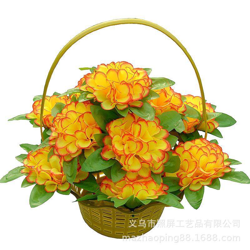Artificial Flower wholesale new pattern Qingming Festival Flower basket 11 simulation Silk flower Sacrifice Shangfen Flower basket suit