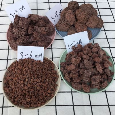 Manufactor Of large number sale Various Model Red and black Volcanic rock grain Volcano Slate Volcano Rock powder Cong