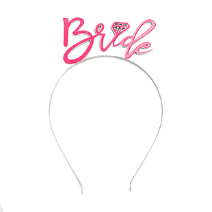 Simple Style Letter Metal Plating Hair Band 1 Piece display picture 3