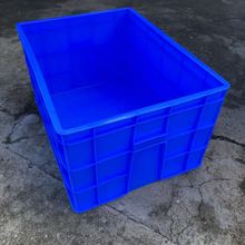 加厚大號塑膠框藍色塑料箱子結實耐用深圳龍崗平湖廠家批發