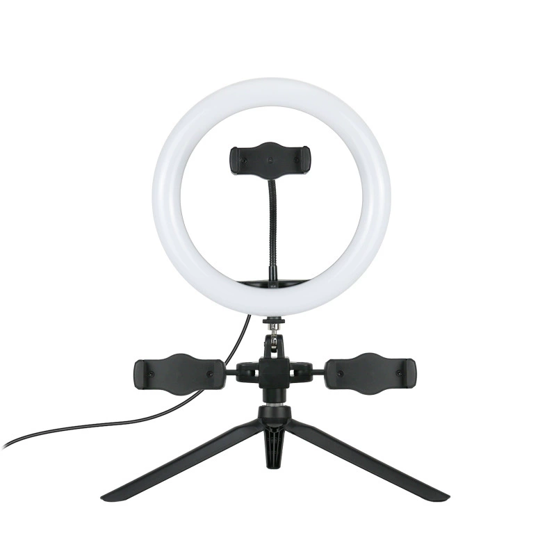 Держатель телефона, подсветка, настольная LED- tripod, лампа