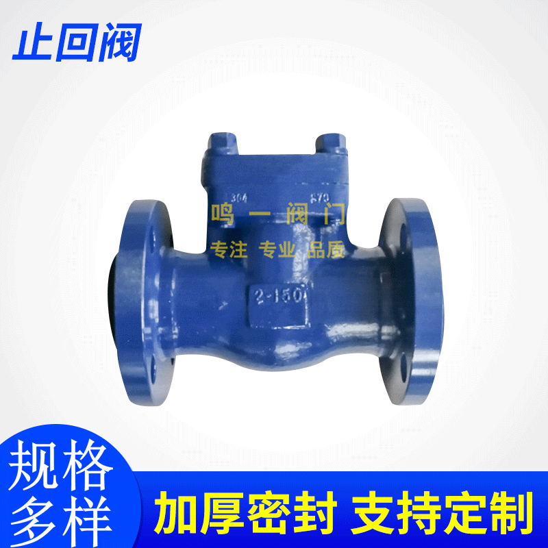 低温锻钢止回阀整体法兰高清洁禁油脱油脱脂氧气专用不锈钢止回阀
