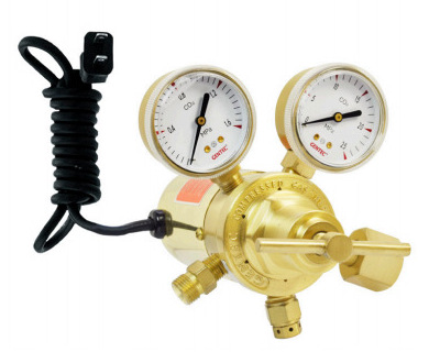 美国捷锐GENTEC 198C-25L-110 二氧化碳电加热减压器 钢瓶减压器