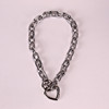 Fashionable metal chain, brand design necklace, simple and elegant design, European style