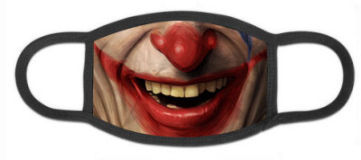 廠家直銷壹次性民用防護黑色透氣型包裝源頭工廠居家防塵口罩小醜