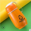 Handheld cartoon glass, children's thermos with glass, cup, Birthday gift