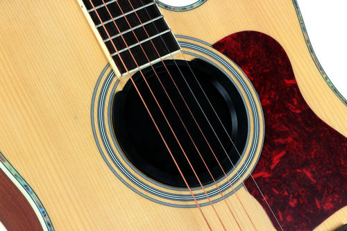 Folk acoustic guitar sound hole cover classical guitar anti-howling mute silencer cover 39 41 inches