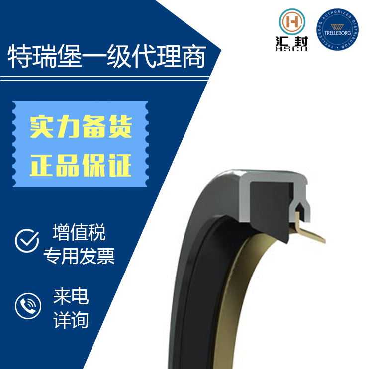 防尘圈金属型防尘德国特瑞堡宝色霞板B+S铁壳油缸密封