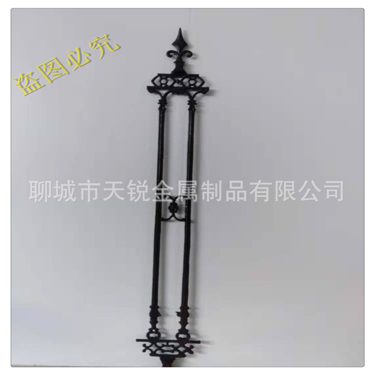深圳铸铁护栏 铸铁围栏 围墙栏杆 铁艺护栏 锻打护栏