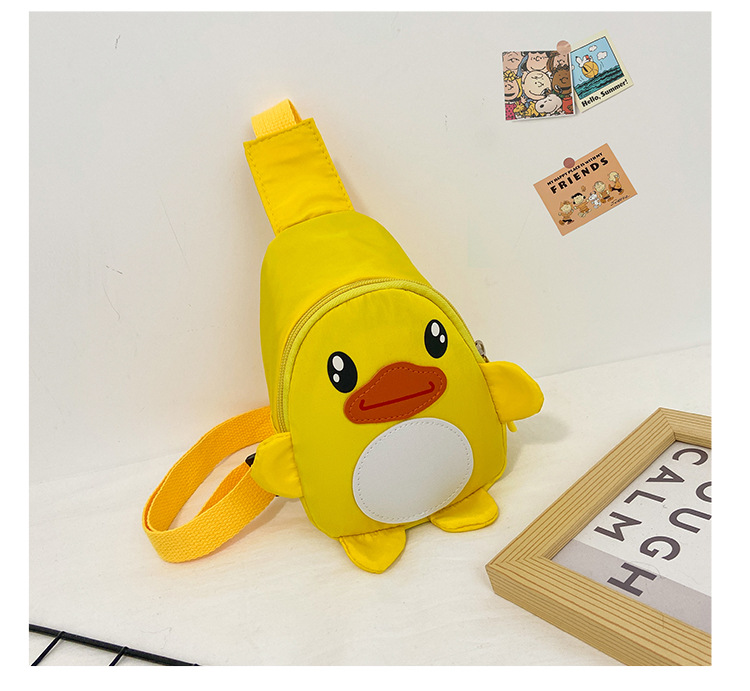 Sac En Toile De Dessin Animé Sac De Poitrine Mignon Enfant Canard display picture 25