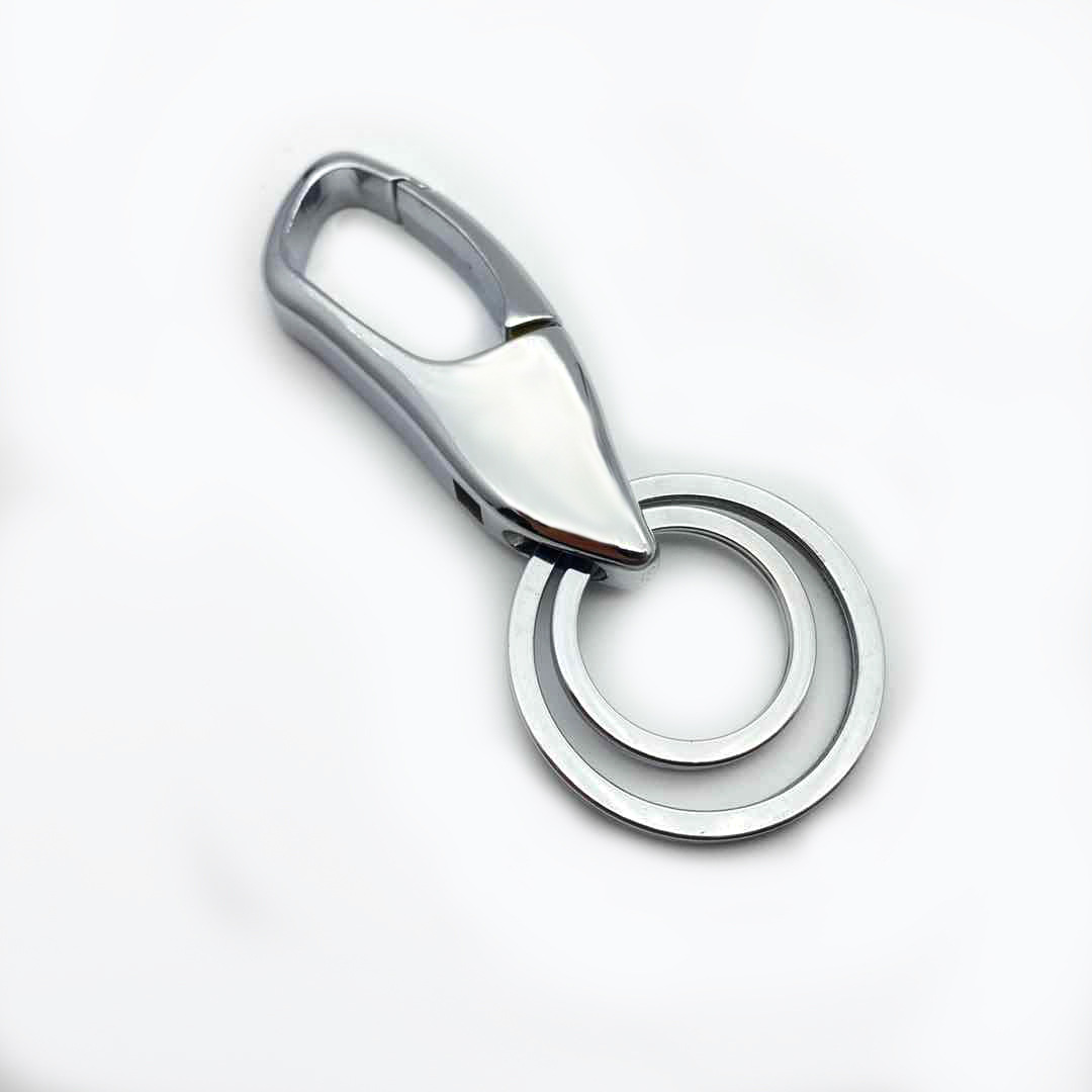 Los hombres de metal llavero coche personalidad creativa aleación llavero anillo personalizado publicidad logo pequeño regalo image 6