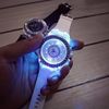 Fashionable fluorescence quartz men's watch suitable for men and women