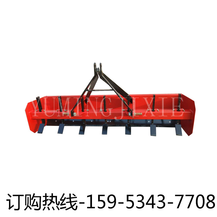 箱式平地机 四轮拖拉机后置土壤整平机械 幅宽可定制厂家